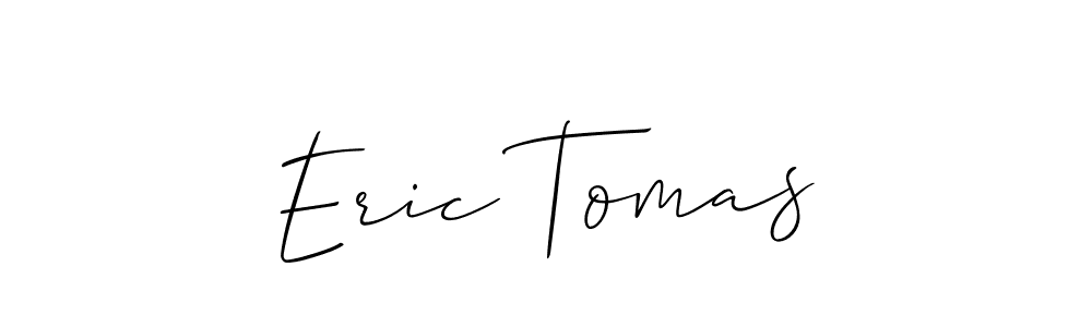 Create a beautiful signature design for name Eric Tomas. With this signature (Allison_Script) fonts, you can make a handwritten signature for free. Eric Tomas signature style 2 images and pictures png