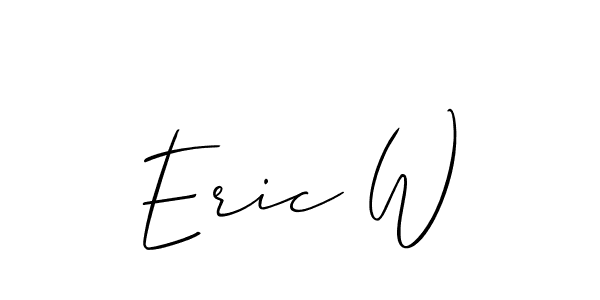 Make a short Eric W signature style. Manage your documents anywhere anytime using Allison_Script. Create and add eSignatures, submit forms, share and send files easily. Eric W signature style 2 images and pictures png