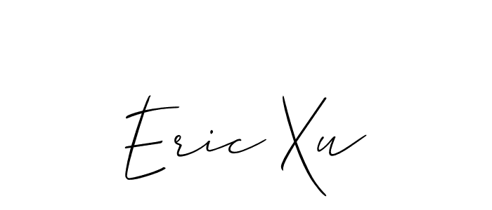 Make a beautiful signature design for name Eric Xu. Use this online signature maker to create a handwritten signature for free. Eric Xu signature style 2 images and pictures png