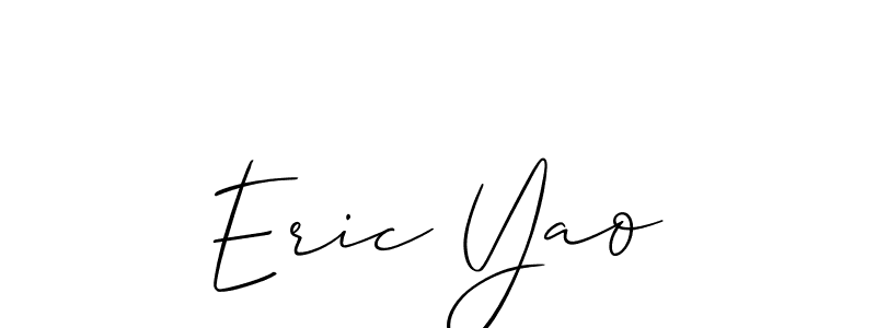 Best and Professional Signature Style for Eric Yao. Allison_Script Best Signature Style Collection. Eric Yao signature style 2 images and pictures png