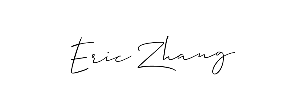 Eric Zhang stylish signature style. Best Handwritten Sign (Allison_Script) for my name. Handwritten Signature Collection Ideas for my name Eric Zhang. Eric Zhang signature style 2 images and pictures png