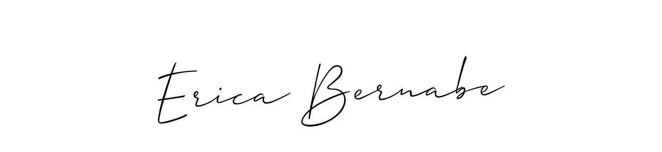 Make a beautiful signature design for name Erica Bernabe. With this signature (Allison_Script) style, you can create a handwritten signature for free. Erica Bernabe signature style 2 images and pictures png