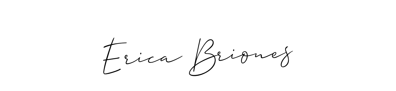 Erica Briones stylish signature style. Best Handwritten Sign (Allison_Script) for my name. Handwritten Signature Collection Ideas for my name Erica Briones. Erica Briones signature style 2 images and pictures png