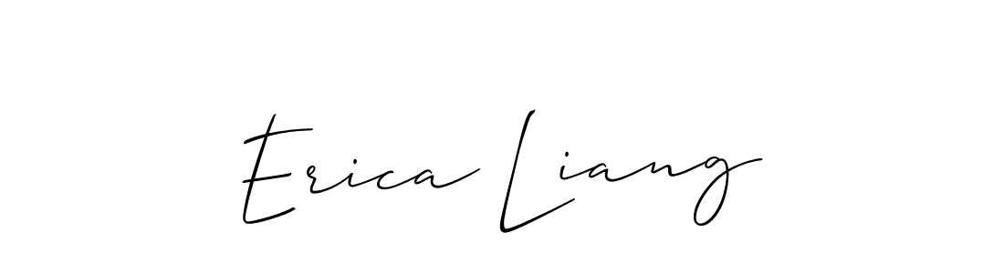 Make a beautiful signature design for name Erica Liang. Use this online signature maker to create a handwritten signature for free. Erica Liang signature style 2 images and pictures png