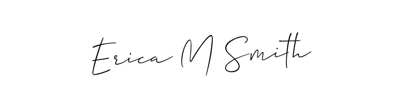 if you are searching for the best signature style for your name Erica M Smith. so please give up your signature search. here we have designed multiple signature styles  using Allison_Script. Erica M Smith signature style 2 images and pictures png