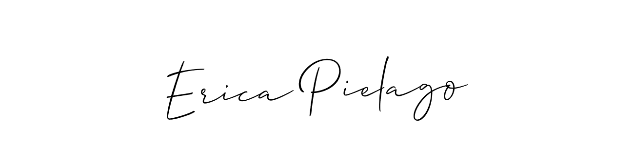 Allison_Script is a professional signature style that is perfect for those who want to add a touch of class to their signature. It is also a great choice for those who want to make their signature more unique. Get Erica Pielago name to fancy signature for free. Erica Pielago signature style 2 images and pictures png