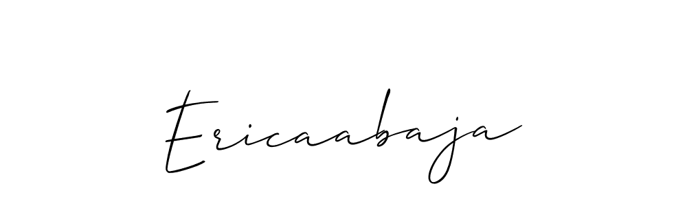 How to Draw Ericaabaja signature style? Allison_Script is a latest design signature styles for name Ericaabaja. Ericaabaja signature style 2 images and pictures png