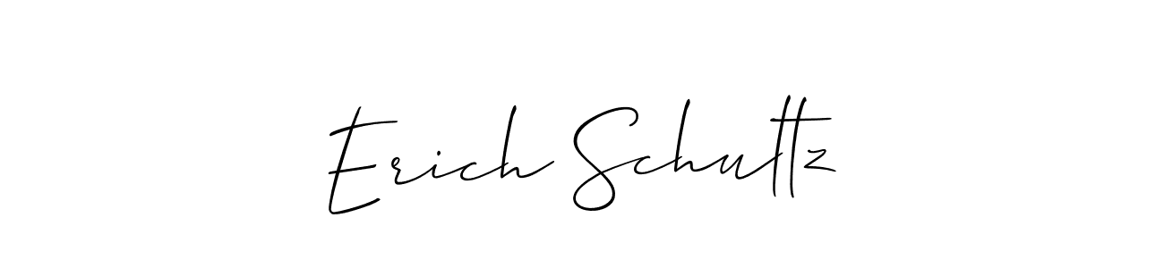 How to make Erich Schultz signature? Allison_Script is a professional autograph style. Create handwritten signature for Erich Schultz name. Erich Schultz signature style 2 images and pictures png