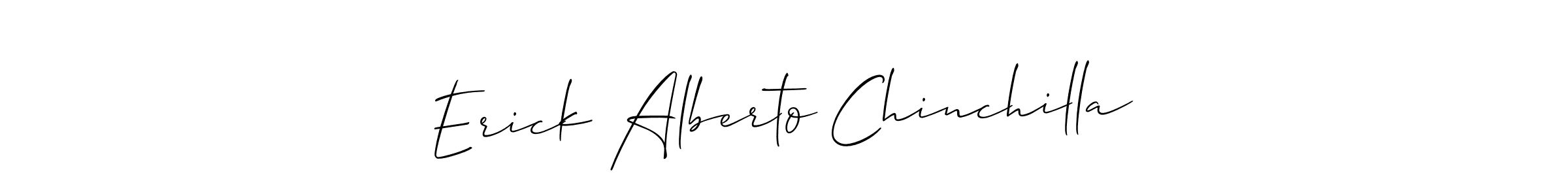 How to Draw Erick Alberto Chinchilla signature style? Allison_Script is a latest design signature styles for name Erick Alberto Chinchilla. Erick Alberto Chinchilla signature style 2 images and pictures png