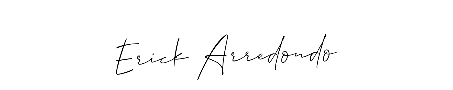 Similarly Allison_Script is the best handwritten signature design. Signature creator online .You can use it as an online autograph creator for name Erick Arredondo. Erick Arredondo signature style 2 images and pictures png