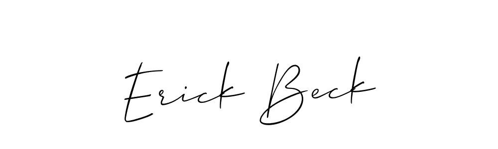 Make a beautiful signature design for name Erick Beck. Use this online signature maker to create a handwritten signature for free. Erick Beck signature style 2 images and pictures png