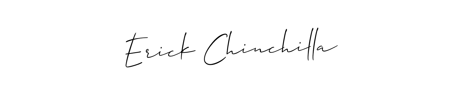 Check out images of Autograph of Erick Chinchilla name. Actor Erick Chinchilla Signature Style. Allison_Script is a professional sign style online. Erick Chinchilla signature style 2 images and pictures png