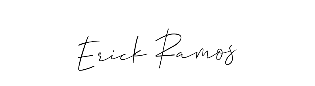 Also we have Erick Ramos name is the best signature style. Create professional handwritten signature collection using Allison_Script autograph style. Erick Ramos signature style 2 images and pictures png