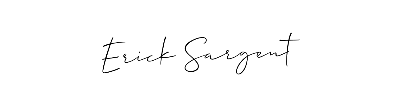 Make a beautiful signature design for name Erick Sargent. Use this online signature maker to create a handwritten signature for free. Erick Sargent signature style 2 images and pictures png
