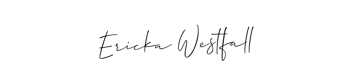How to make Ericka Westfall signature? Allison_Script is a professional autograph style. Create handwritten signature for Ericka Westfall name. Ericka Westfall signature style 2 images and pictures png