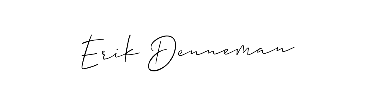 Design your own signature with our free online signature maker. With this signature software, you can create a handwritten (Allison_Script) signature for name Erik Denneman. Erik Denneman signature style 2 images and pictures png