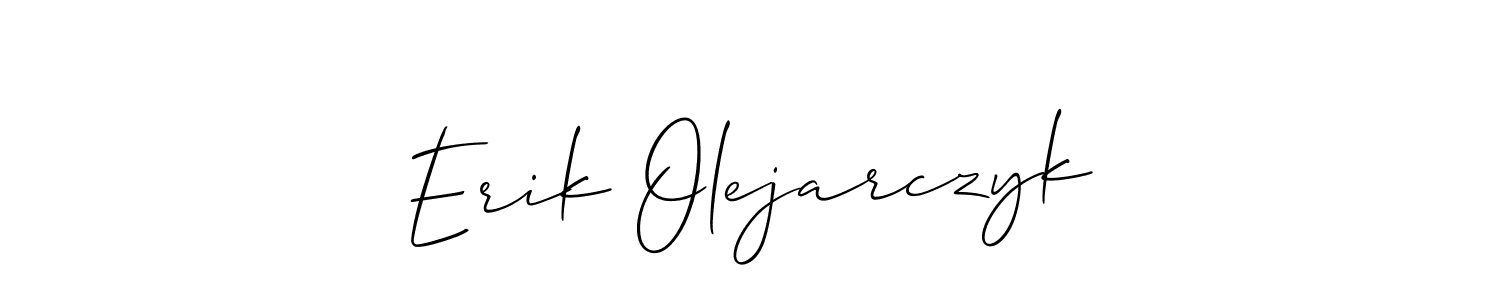 Best and Professional Signature Style for Erik Olejarczyk. Allison_Script Best Signature Style Collection. Erik Olejarczyk signature style 2 images and pictures png