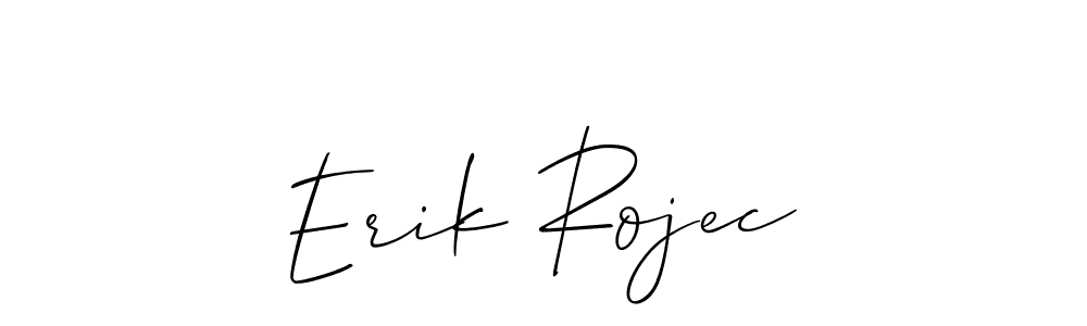 Best and Professional Signature Style for Erik Rojec. Allison_Script Best Signature Style Collection. Erik Rojec signature style 2 images and pictures png