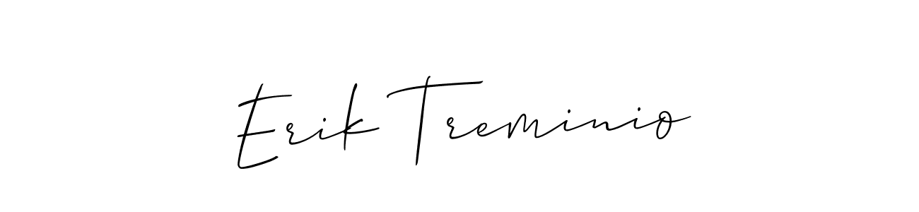 Allison_Script is a professional signature style that is perfect for those who want to add a touch of class to their signature. It is also a great choice for those who want to make their signature more unique. Get Erik Treminio name to fancy signature for free. Erik Treminio signature style 2 images and pictures png