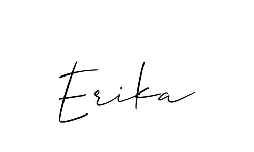 How to Draw Erika signature style? Allison_Script is a latest design signature styles for name Erika. Erika signature style 2 images and pictures png