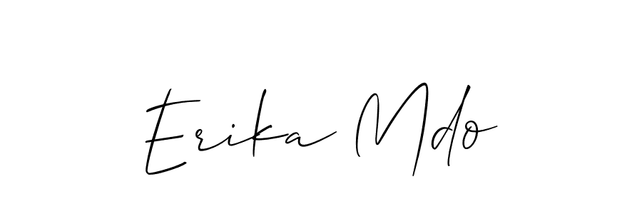 It looks lik you need a new signature style for name Erika Mdo. Design unique handwritten (Allison_Script) signature with our free signature maker in just a few clicks. Erika Mdo signature style 2 images and pictures png