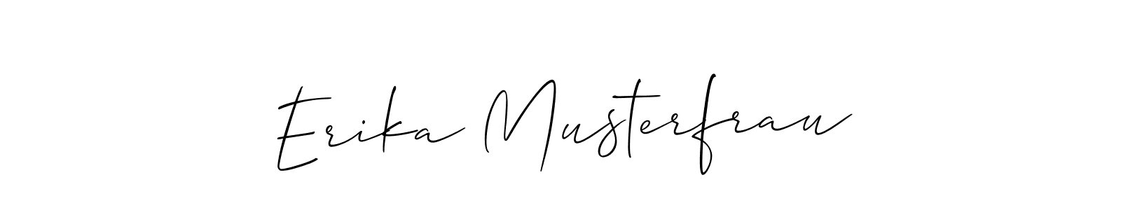 This is the best signature style for the Erika Musterfrau name. Also you like these signature font (Allison_Script). Mix name signature. Erika Musterfrau signature style 2 images and pictures png