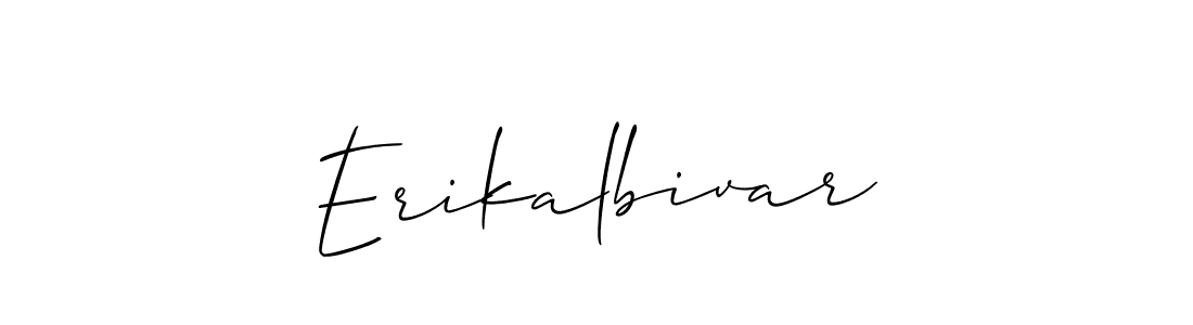 Erikalbivar stylish signature style. Best Handwritten Sign (Allison_Script) for my name. Handwritten Signature Collection Ideas for my name Erikalbivar. Erikalbivar signature style 2 images and pictures png