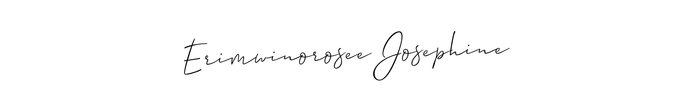 Once you've used our free online signature maker to create your best signature Allison_Script style, it's time to enjoy all of the benefits that Erimwinorosee Josephine name signing documents. Erimwinorosee Josephine signature style 2 images and pictures png