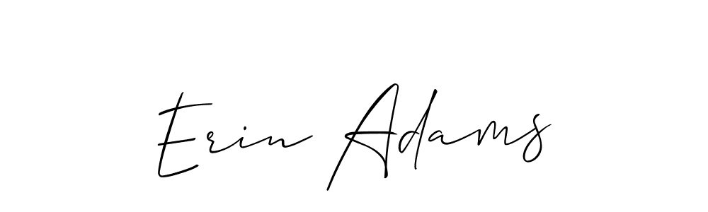 Create a beautiful signature design for name Erin Adams. With this signature (Allison_Script) fonts, you can make a handwritten signature for free. Erin Adams signature style 2 images and pictures png