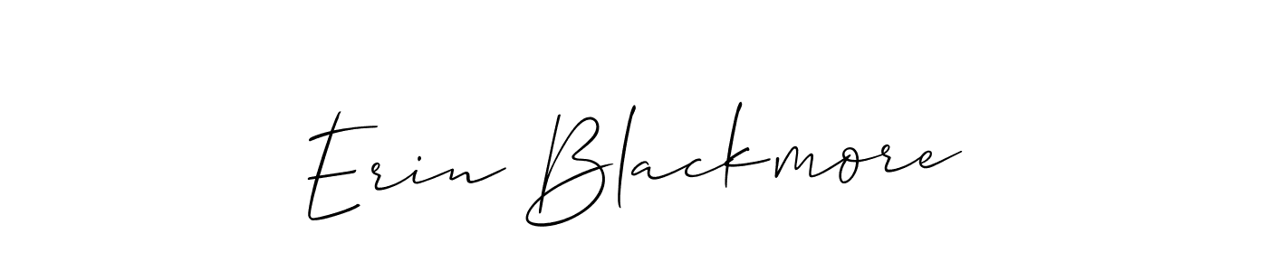 Erin Blackmore stylish signature style. Best Handwritten Sign (Allison_Script) for my name. Handwritten Signature Collection Ideas for my name Erin Blackmore. Erin Blackmore signature style 2 images and pictures png