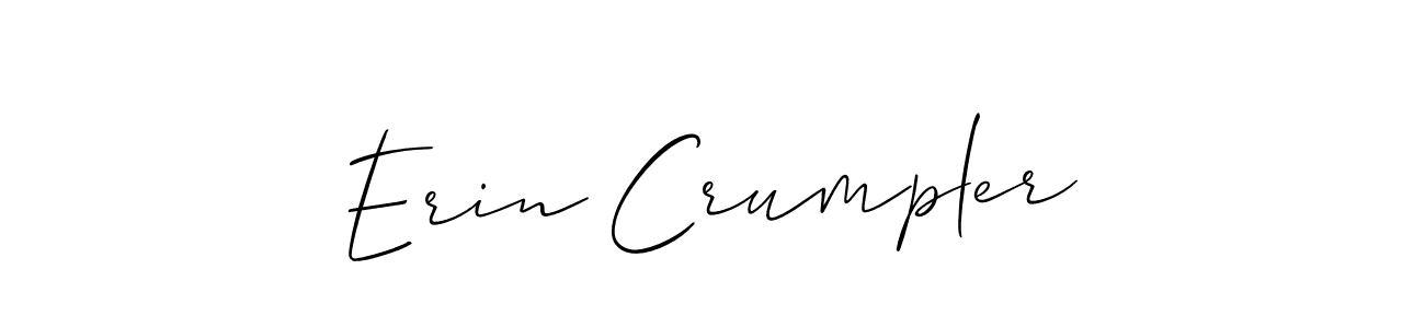 Make a short Erin Crumpler signature style. Manage your documents anywhere anytime using Allison_Script. Create and add eSignatures, submit forms, share and send files easily. Erin Crumpler signature style 2 images and pictures png