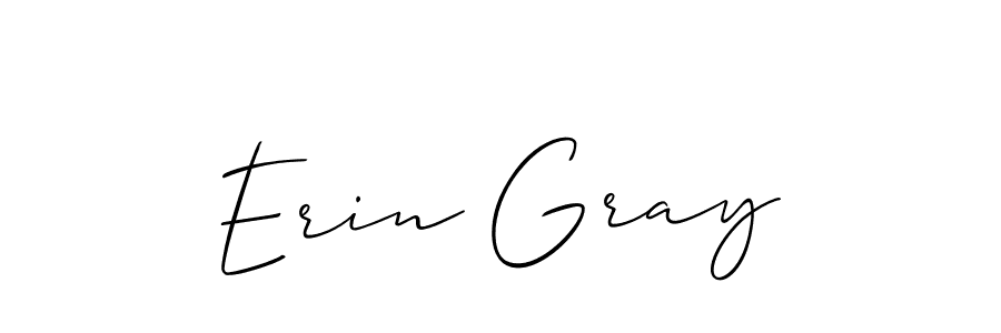 Also You can easily find your signature by using the search form. We will create Erin Gray name handwritten signature images for you free of cost using Allison_Script sign style. Erin Gray signature style 2 images and pictures png