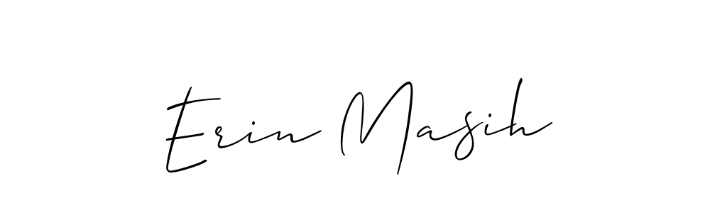 Similarly Allison_Script is the best handwritten signature design. Signature creator online .You can use it as an online autograph creator for name Erin Masih. Erin Masih signature style 2 images and pictures png