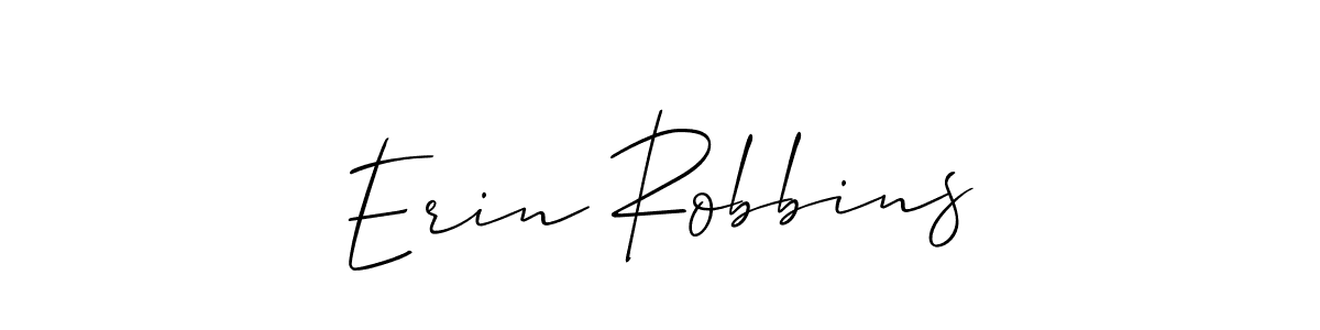 Also we have Erin Robbins name is the best signature style. Create professional handwritten signature collection using Allison_Script autograph style. Erin Robbins signature style 2 images and pictures png
