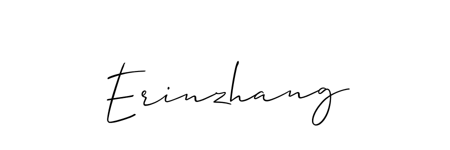 Also You can easily find your signature by using the search form. We will create Erinzhang name handwritten signature images for you free of cost using Allison_Script sign style. Erinzhang signature style 2 images and pictures png