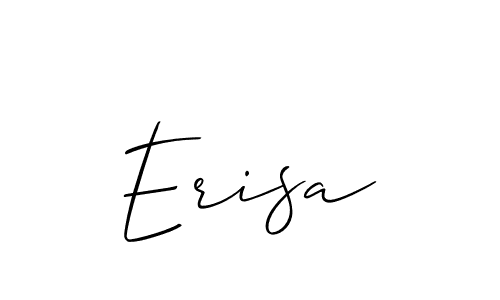 You can use this online signature creator to create a handwritten signature for the name Erisa. This is the best online autograph maker. Erisa signature style 2 images and pictures png
