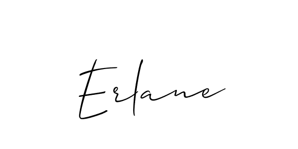 How to make Erlane name signature. Use Allison_Script style for creating short signs online. This is the latest handwritten sign. Erlane signature style 2 images and pictures png