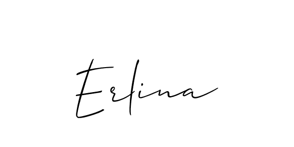 You can use this online signature creator to create a handwritten signature for the name Erlina. This is the best online autograph maker. Erlina signature style 2 images and pictures png