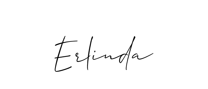 How to make Erlinda name signature. Use Allison_Script style for creating short signs online. This is the latest handwritten sign. Erlinda signature style 2 images and pictures png
