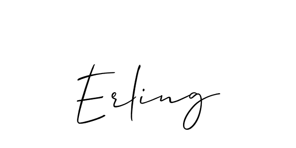 The best way (Allison_Script) to make a short signature is to pick only two or three words in your name. The name Erling include a total of six letters. For converting this name. Erling signature style 2 images and pictures png