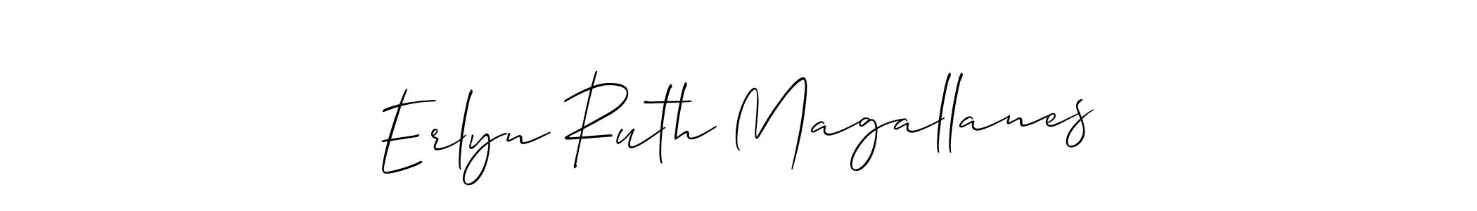 Make a beautiful signature design for name Erlyn Ruth Magallanes. Use this online signature maker to create a handwritten signature for free. Erlyn Ruth Magallanes signature style 2 images and pictures png