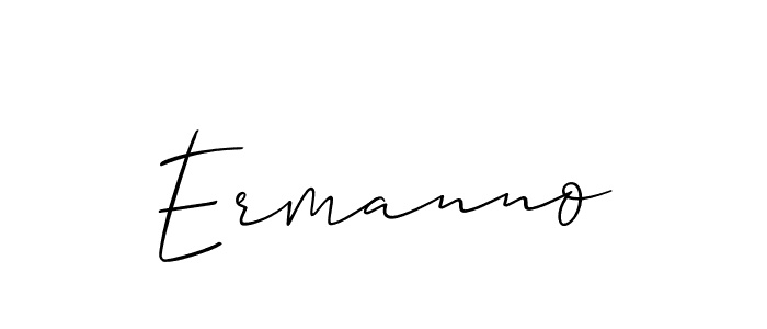 Once you've used our free online signature maker to create your best signature Allison_Script style, it's time to enjoy all of the benefits that Ermanno name signing documents. Ermanno signature style 2 images and pictures png