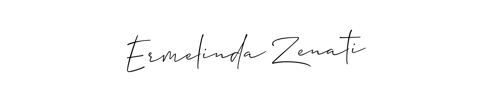 Once you've used our free online signature maker to create your best signature Allison_Script style, it's time to enjoy all of the benefits that Ermelinda Zenati name signing documents. Ermelinda Zenati signature style 2 images and pictures png