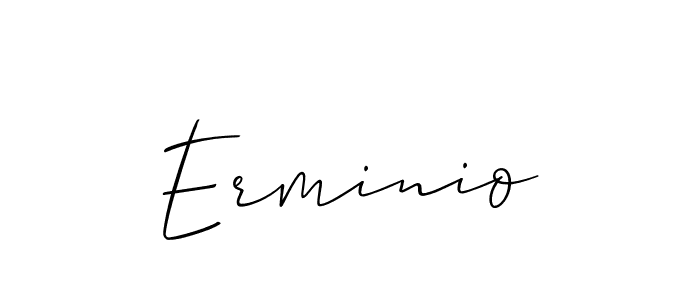 You should practise on your own different ways (Allison_Script) to write your name (Erminio) in signature. don't let someone else do it for you. Erminio signature style 2 images and pictures png