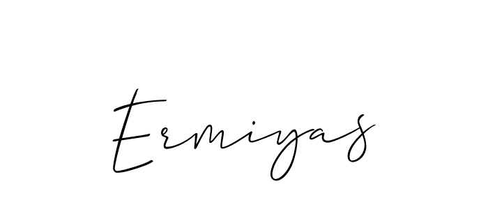 Once you've used our free online signature maker to create your best signature Allison_Script style, it's time to enjoy all of the benefits that Ermiyas name signing documents. Ermiyas signature style 2 images and pictures png