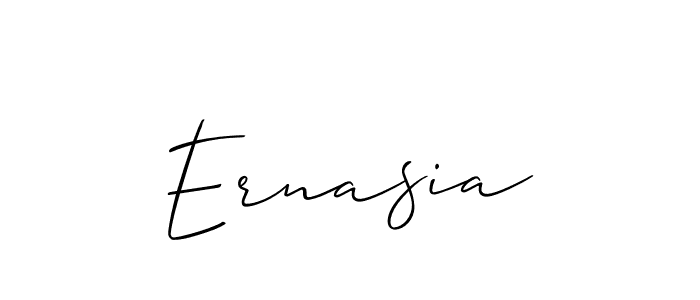 Also we have Ernasia name is the best signature style. Create professional handwritten signature collection using Allison_Script autograph style. Ernasia signature style 2 images and pictures png