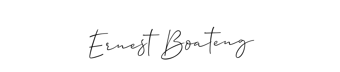 Similarly Allison_Script is the best handwritten signature design. Signature creator online .You can use it as an online autograph creator for name Ernest Boateng. Ernest Boateng signature style 2 images and pictures png