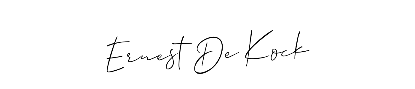 Here are the top 10 professional signature styles for the name Ernest De Kock. These are the best autograph styles you can use for your name. Ernest De Kock signature style 2 images and pictures png