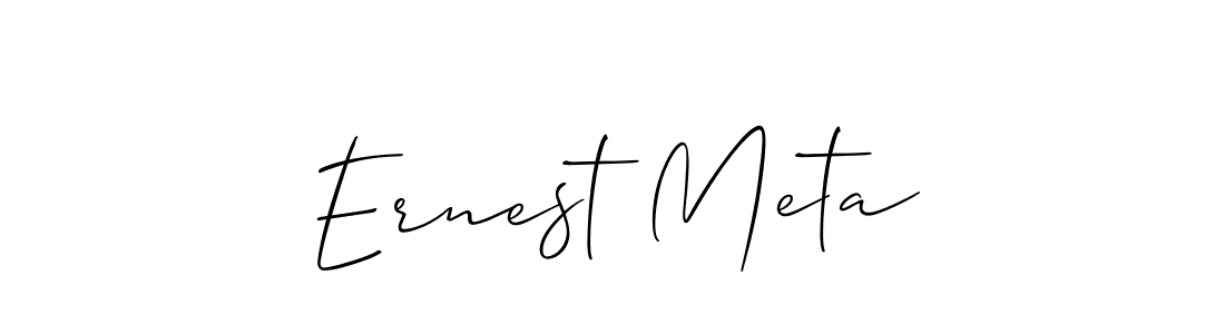 How to Draw Ernest Meta signature style? Allison_Script is a latest design signature styles for name Ernest Meta. Ernest Meta signature style 2 images and pictures png