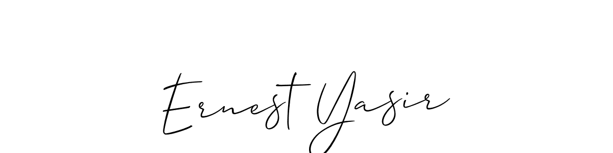 if you are searching for the best signature style for your name Ernest Yasir. so please give up your signature search. here we have designed multiple signature styles  using Allison_Script. Ernest Yasir signature style 2 images and pictures png